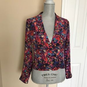 Joie Barberry B Floral blazer size XS